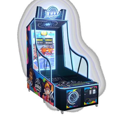 China Deluxe 42 Inch Digital Display Kids Basketball Shinny Coin Operated LED Light Video Arcade Game Machine for sale