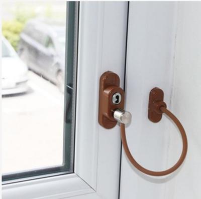 China For Child Security Child Safety Casement Window Safety Sliding Window Safety Lock Upvc Cable Window Passageway for sale