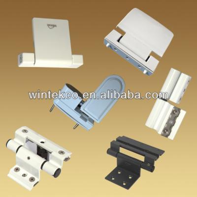 China Durable Germany UK Heavy Duty Zinc PVC Plastic Aluminum Window 3D Door Hinges for sale