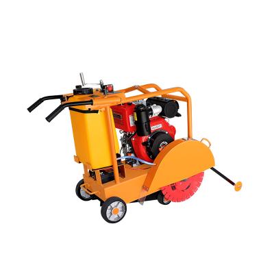 China Concete Cutter Gasoline Diesel Walk Behind 13HP Concrete Cutting Asphalt Road Cutter Water Tank 500 Mm Floor Saw For Sale for sale