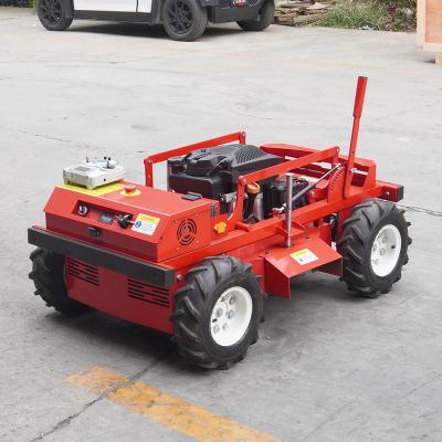 China Weeding Electric Robot Lawn Mower Automatic Remote Control Lawn Mower Garden Grass Cutting Machine For Home for sale