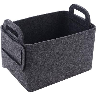 China Customization Free Foldable Foldable Home Organizer Nonwoven Eco-friendly Storage Box for sale