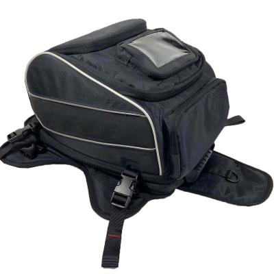 China FREE Multifunction Helmet Bag Multifunctional Motorcycle Tail Bag Polyester Customization Tail Bag Leather Waterproof Motorcycle Saddle Bag for sale