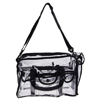 China Custom Wholesale Waterproof Handbag PVC Shoulder Bag Transparent Plastic Bag Clear Clear Eco-Friendly for sale