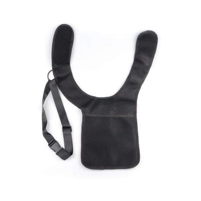 China Custom Outdoor Anti-thief Anti-theft Black Nylon Armpit Backpack Armpit Shoulder Bag for sale