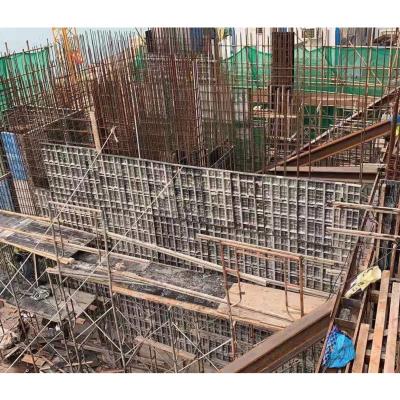 China 600mm Width Tall Frame Formwork Aluminum Concrete System Forms Easily Assembled Wall Panels for sale