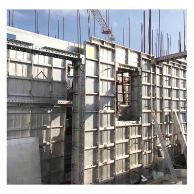 China DINGJIE easily assembled precast concrete wall panels aluminum formwork for building construction like doka panel for sale