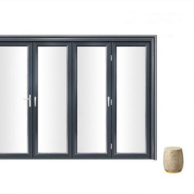 China Modern Favorable Price Thermal Break Double Glazed Aluminum Sliding Door With Fly Screen for sale