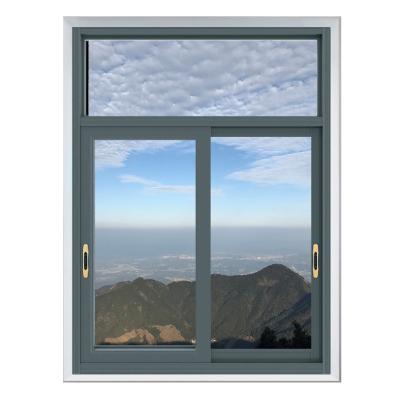 China Custom Wholesale Swing Manufacturer Tempered Glass Screen Integrated Sliding Window for sale