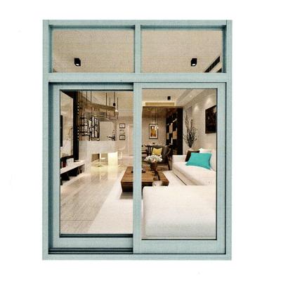 China China supplier sliding aluminum profiles double sliding doors and glazed windows with mosquito net for sale