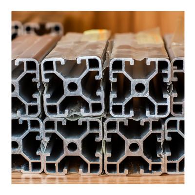 China Industrial Shelf DINGJIE Customized T Track V Slot 2020 Aluminum Extrusion 4040 Profile for sale