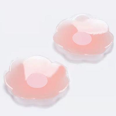 China Different Shape Breathable Nipple Cover Girls Silicone Bra Sexy Nipple Cover For Wedding Dress for sale