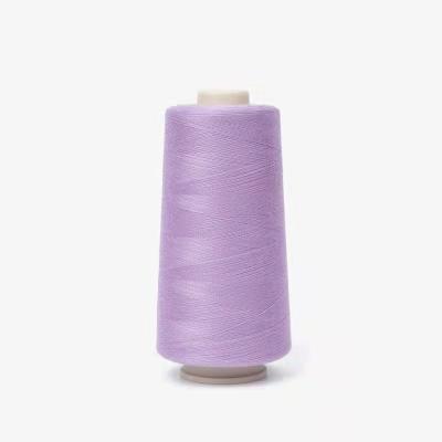 China High Tenacity Solid Color Sewing Thread Eco-friendly Spun Dyed Sewing Thread For Garment Accessories for sale