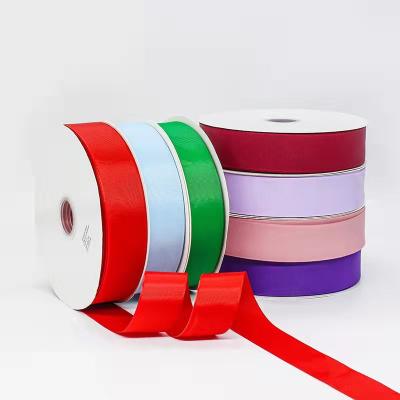 China Recyled Different Sizes Grosgrain Ribbon Solid Colors Grosgrain Ribbon For Craft for sale