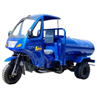 China 3500*1400*1600mm Heavy Loading Closed Body Cargo Tricycle With Water Tank in Africa for sale