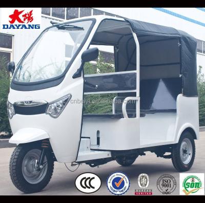 China Dayang 250cc Taxi Tricycle for 4 Passengers Closed Body Performance and Comfort for sale