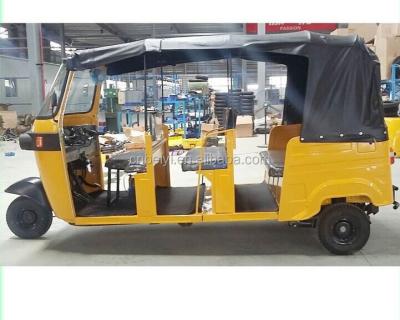 China Dayang Wheel Taxi Tricycle 4 Passengers Three of Bajaj Pulsar 135 Rickshaw Tuk Tuk for sale