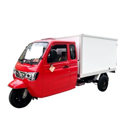 China 300cc Closed Iron Cabin 3 Wheel Tricycle With Cargo Box For Adult In Columbia for sale