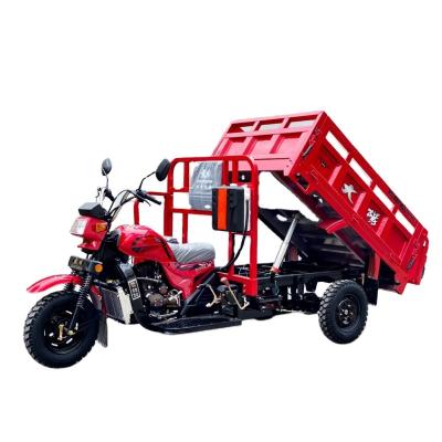 China Maximum Speed 50-70Km/h High Cargo Side Adult Recumbent Tricycle 200cc Tipper Motorized for sale