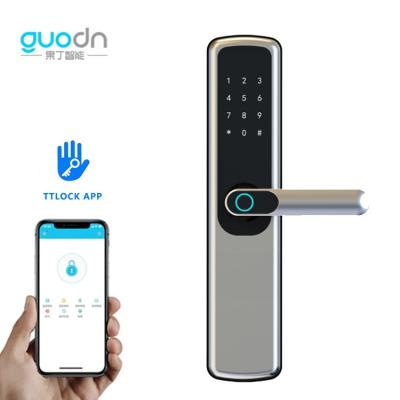 China AccessFingerprint Digital APP Smart WiFi Tuya Apartment-Family Waterproof App Ttlock Wifi Smart Door Lock for sale