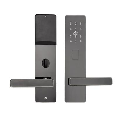 China Wooden doors - stainless steel door-aluminum alloy door GUODN advanced room smart lock apartment key code lock digital door TTlockAPP ​​digital door lock for sale