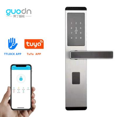 China Ttlock Wifi App High Security WiFi Password Family Apartment Ttlock Wifi App Smart Apartment Waterproof Digital Remote Control Durable Lock Code Smart Door Lock for sale