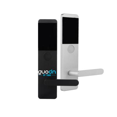 China High Quality Smart Hotel Door Key System Software Smart Hotel Door Key Alloy GUODN Alluminum Rfid Electronic Door Lock for sale