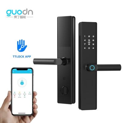 China Modern Simplicity TTLOCK Mobile Phone APP Remote Control Open, WIFI Biometric Fingerprint Smart Lock for sale