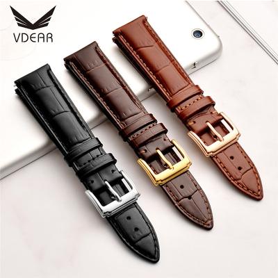 China Luxury Genuine Leather Watch Strap From Cow D W To Crocodile Pattern Quality Crocodile Pattern 20mm for sale