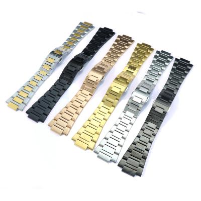 China Sand Brushed VDEAR Good Quality Wholesale 304 Stainless Steel 20mm Wrist Watch Straps For Men Watch for sale