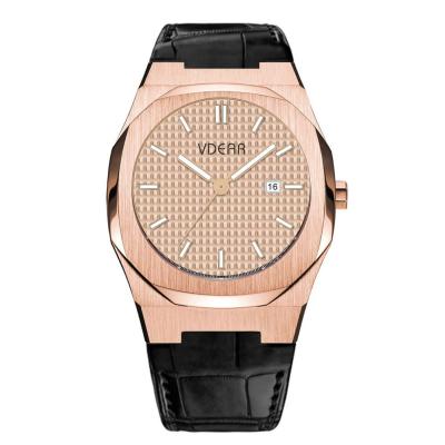 China Automatic Date 5Atm Odm Mens Waterproof Luxury Wristwatches Custom Watch Bezel for sale