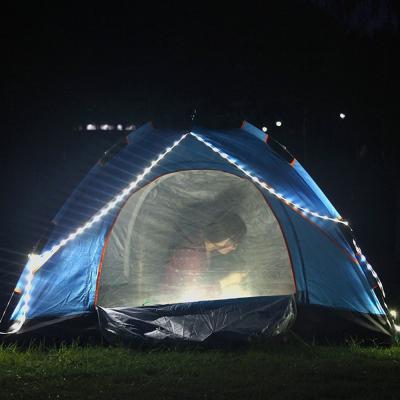 China Flexible and portable for good price USB DC5V 1.5m flexible battery operated LED 2m portable LED growing lantern strip string tent camping rope light for sale