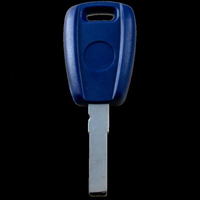 China Plastic Blue Color Transponder Chip Key Housing For Fiat 500 Ducato Car Key SIP22 Blade for sale