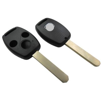 China Hot Selling ABS+Metal Car Key For Hoda 3 Buttons Remote Control Replacement for sale