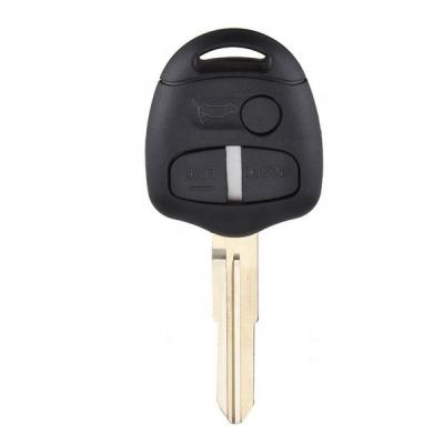 China Factory Wholesale 3 Button Plastic Button Factory Key Shell Covers For Lancer Car MIT11 Right Remote Blade for sale