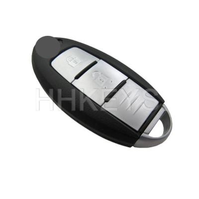 China ABS+Metal Nissa 3 Buttons Smart Key Shell for sale