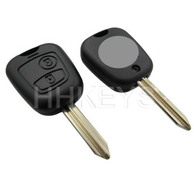 China Plastic+Metal Replacement Key Shell 2 Buttons Key Shell With SX9 Blade With Logo for sale