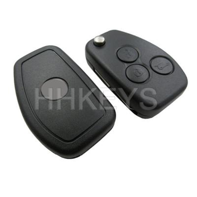 China Plastic+Metal Modified Flip Key Shell For 3 Buttons With NE72 Blade for sale