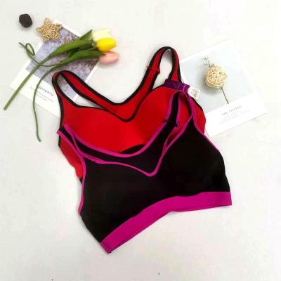 China Breathable Duokeli bras lighter logo custom women apparel wholesale cotton female sports bra for sale