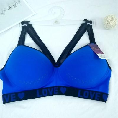 China 2022 breathable new blue bra for women butterfly wear-woman- breathable bra for sale