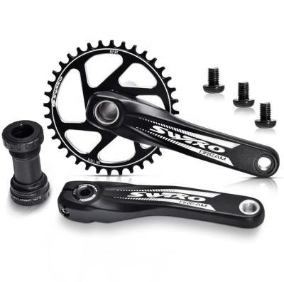 China New Arrival SWTXO GXP Mtb Bike Road Bike Mtb Bike Crank Good Quality Direct Hollow Integrated Sprocket 32T 34T 36T 38T Bicycle Crank Set SHN for sale