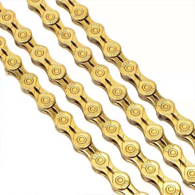 China 2021 Chrome-Molybdenum Bicycle Steel Chain 108/110 Links 8/9/10/11/12 Speed ​​Chains Mountain Road Bike Chain for sale