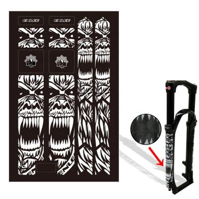 China Factory Direct 3D Bicycle Sticker Waterproof Bike Stickers Graphic Reflective Stickers for sale