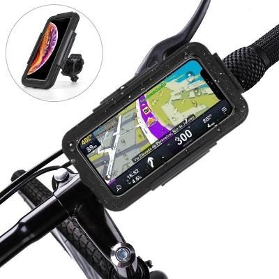 China Front Bicycle Bag Motorcycle Bracket Phone Holder GPS Mount Case Bicycle Bike Phone Holder Cell Phone Frontier 150*85*25mm for sale