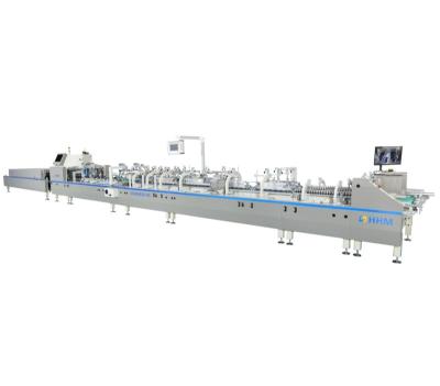 China automatic high speed folder gluer machine paste box machine à venda