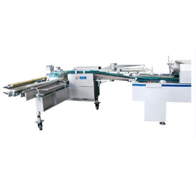 China Automatic High Speed Folder Gluer Machine Auto Pack Box Receiving Machine Te koop