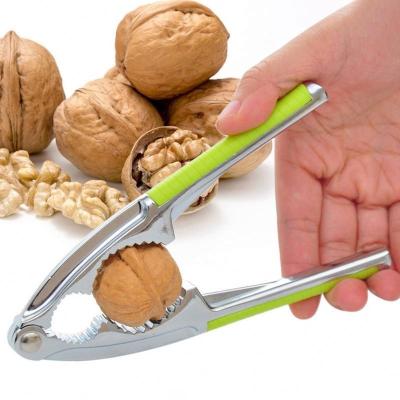 China Sustainable High Quality Aluminum Alloy Manual Dried Fruit Nut Cracker Duty Pecan Walnut Plier Opener Tool Macadamia Nut crackers for sale