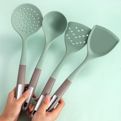 China Sustainable New 4pcs silicone Kitchen Accessories Tools Set productos de cocina Cooking Utensils Kitchenware set for sale