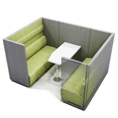 China Massage Aoruize Office Meeting Pod Soundproof Booth Sofa With Table for sale