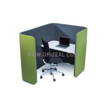 China Semi Private Acoustic Semi Private Booth Acoustic Pods Work Space Office Pods Modular Workstation for sale